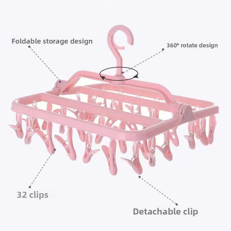 Multifunctional Foldable Plastic Drying Rack