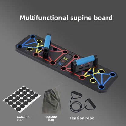 Multifunctional Foldable Push-Up Board for Home Exercise