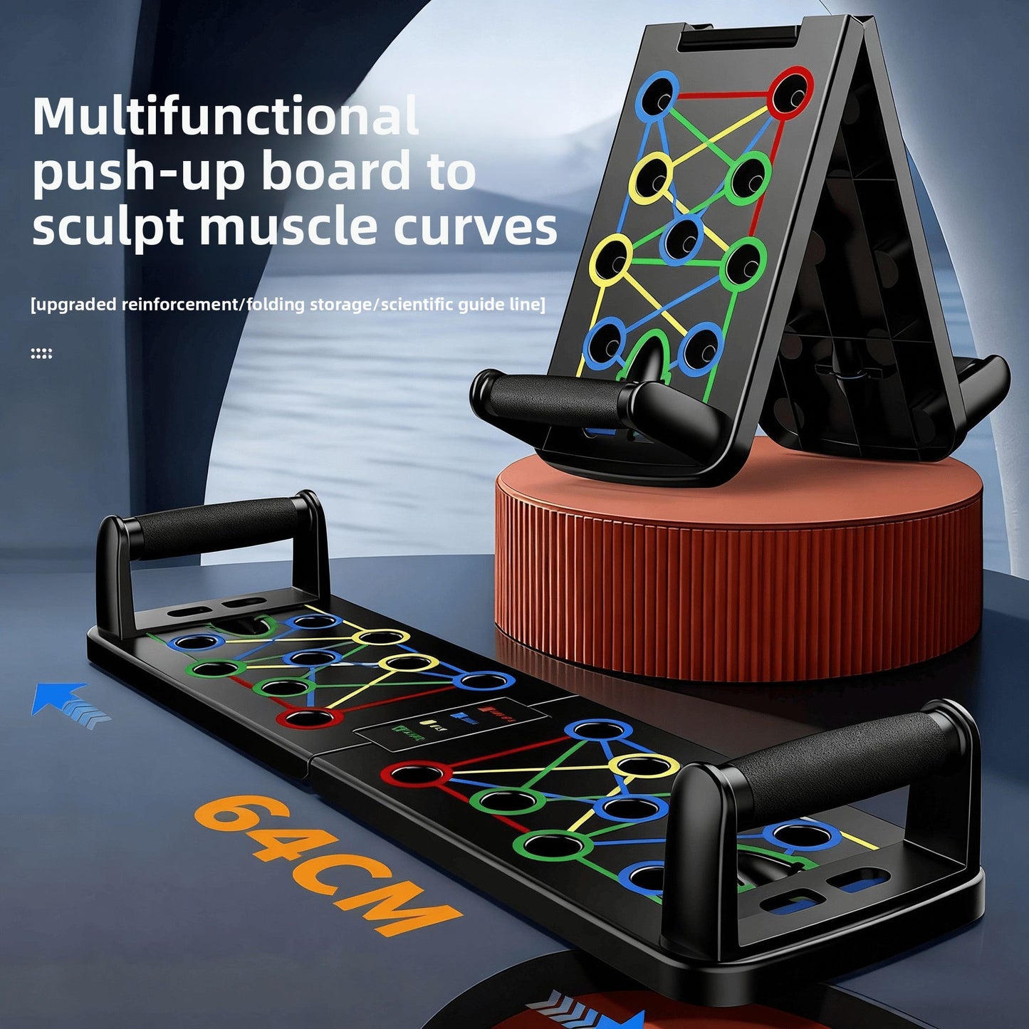 Multifunctional Foldable Push Up Training Board