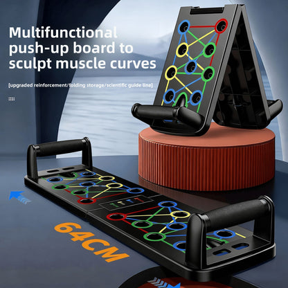 Multifunctional Foldable Push Up Training Board