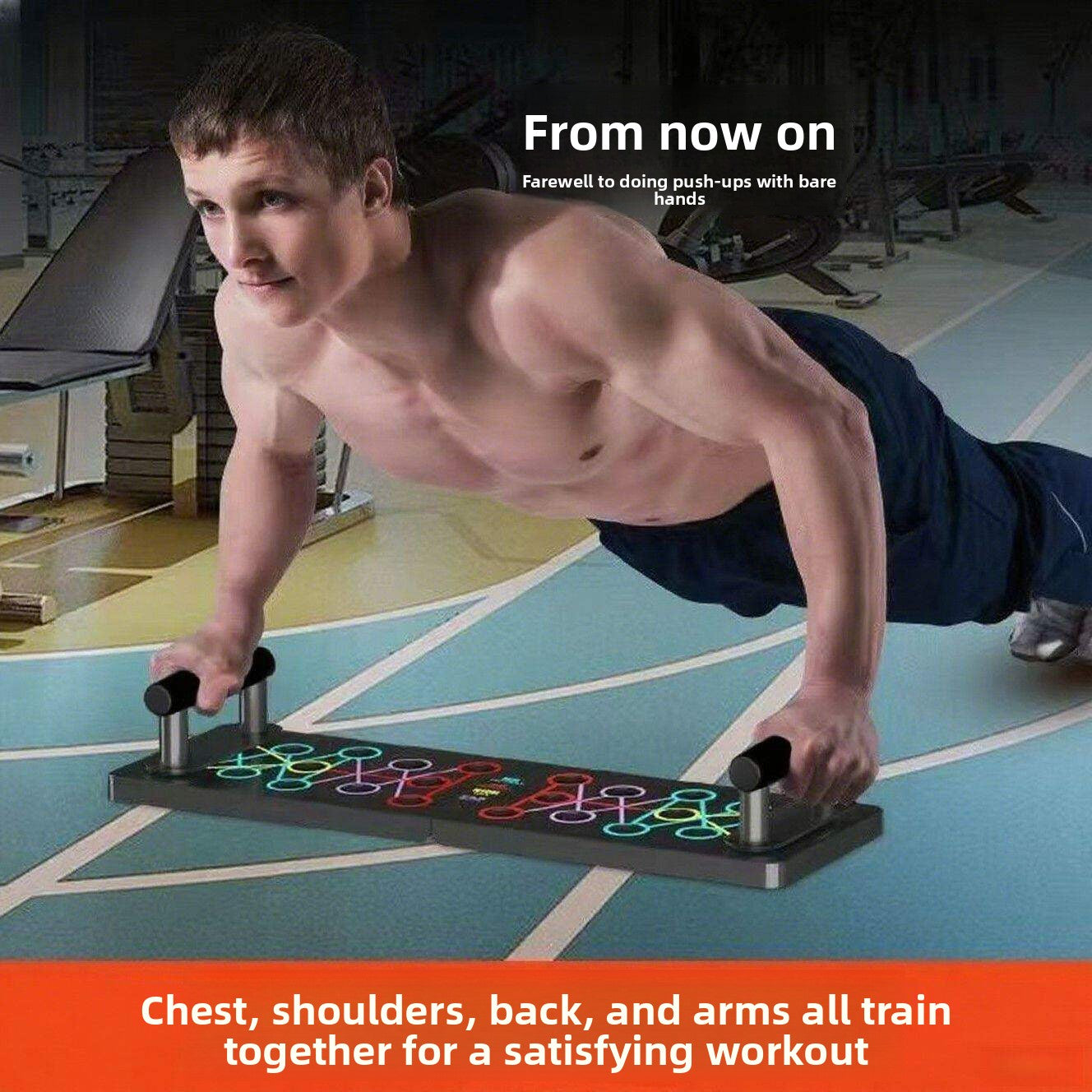 Multifunctional Foldable Push Up Training Board