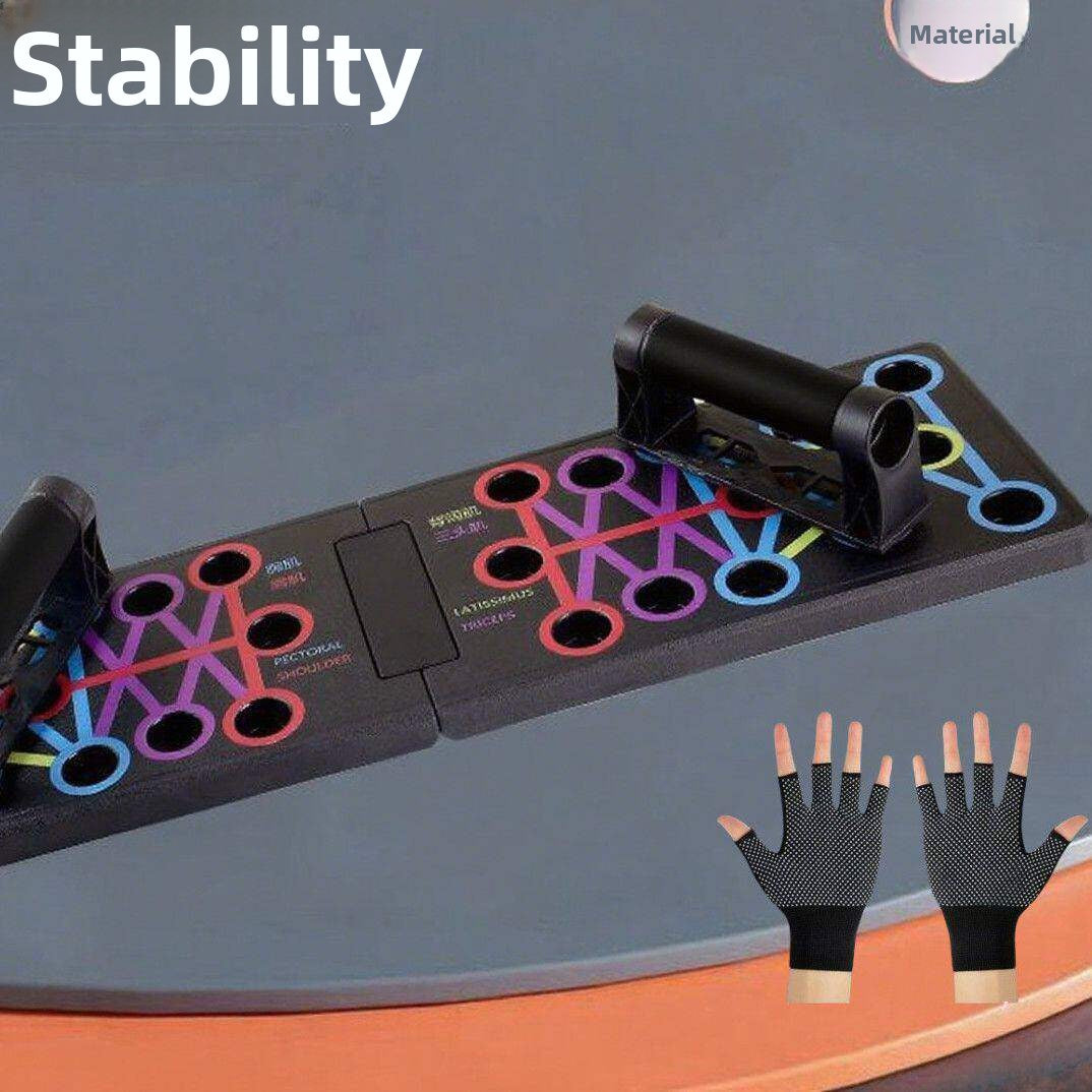 Multifunctional Foldable Push Up Training Board