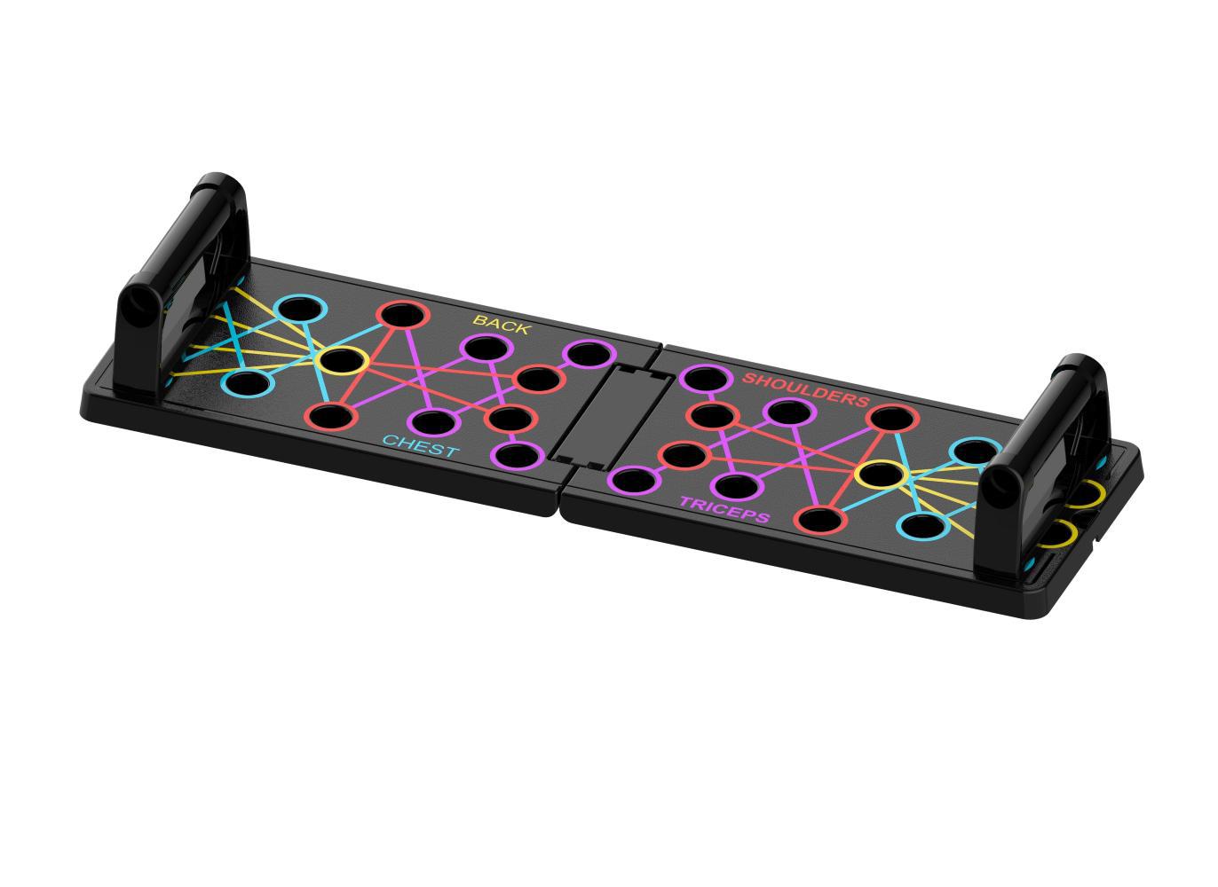 Multifunctional Foldable Push Up Training Board with Accessories