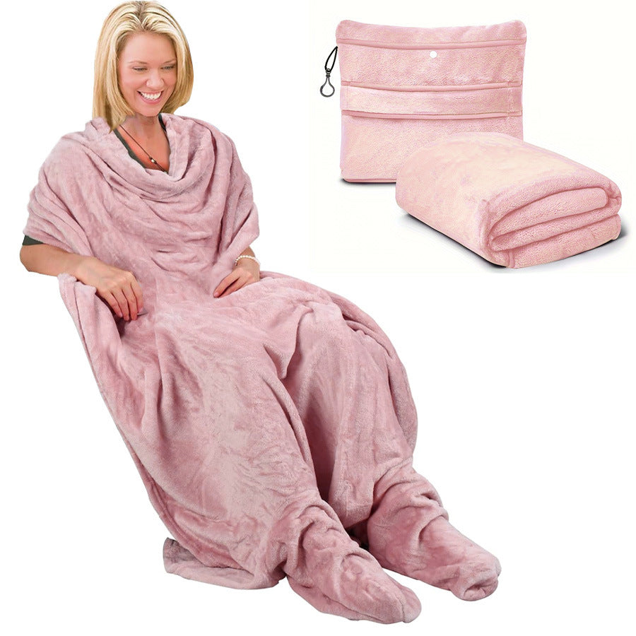 Multifunctional Foldable Travel Blanket
