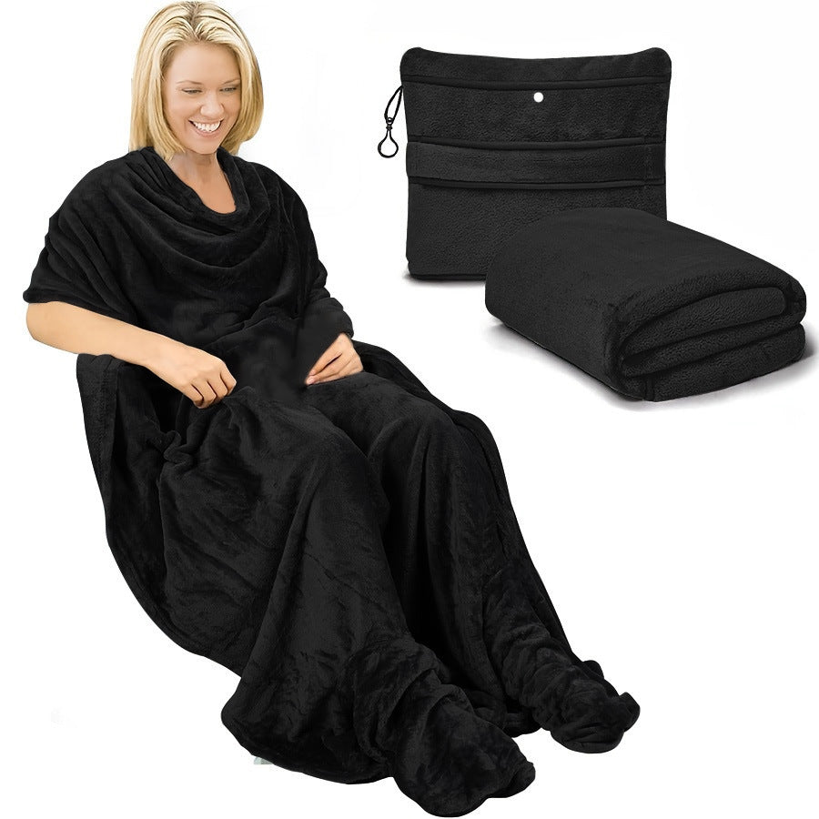 Multifunctional Foldable Travel Blanket
