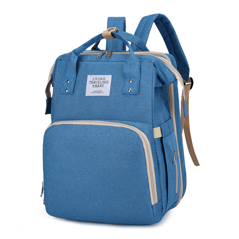 Multifunctional Folding Diaper Backpack