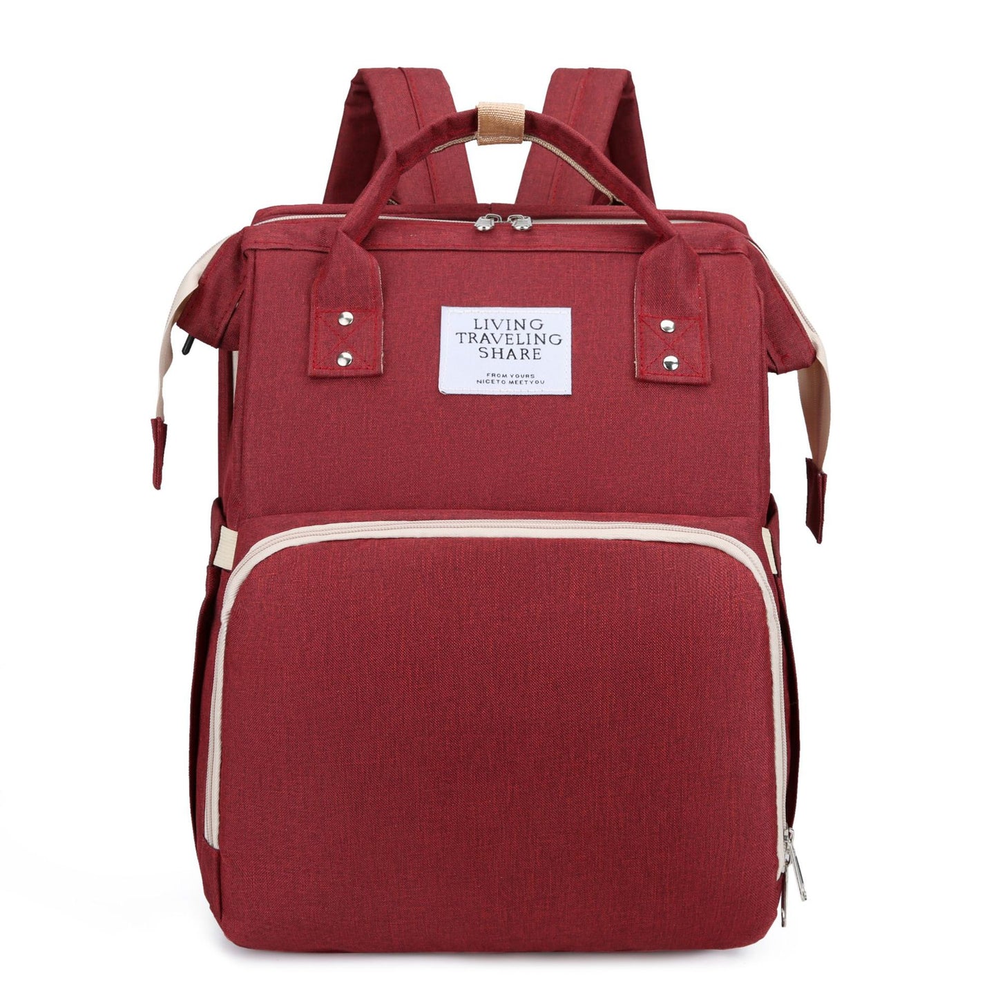 Multifunctional Folding Diaper Backpack