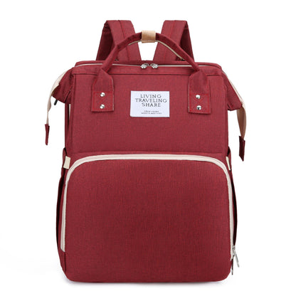 Multifunctional Folding Diaper Backpack