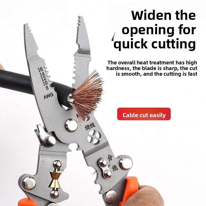 Multifunctional Folding Electrician Wire Stripping Tool