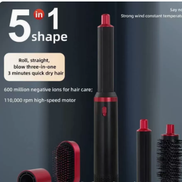 Multifunctional Hair Dryer Curling Straightener Iron