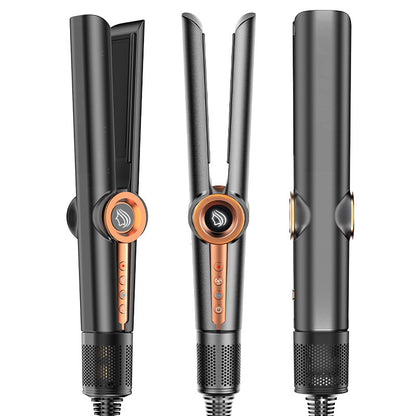 Multifunctional hair dryer for straightening hair