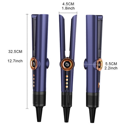 Multifunctional hair dryer for straightening hair
