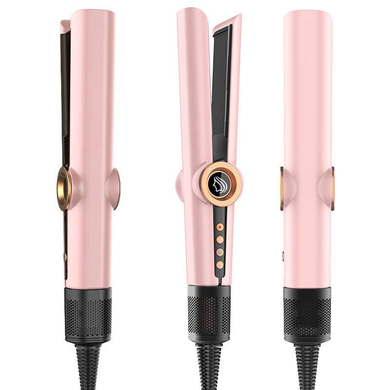 Multifunctional hair dryer for straightening hair