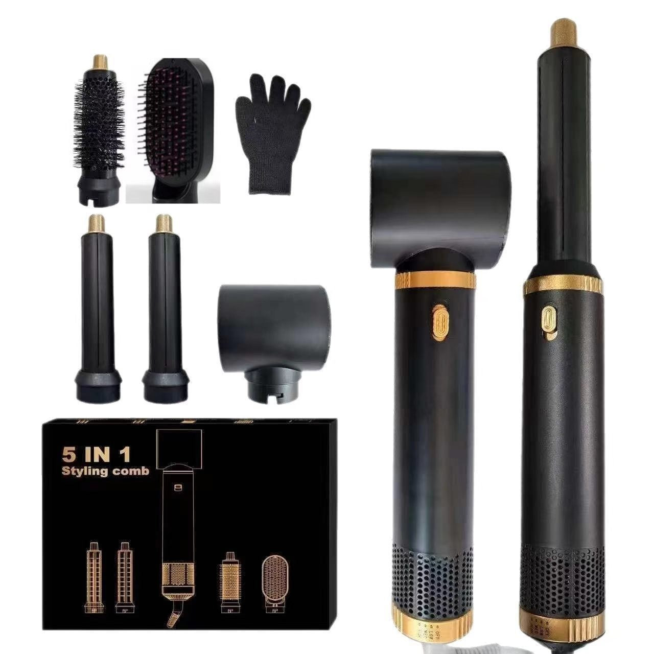 Multifunctional Hair Dryer with Curling Iron