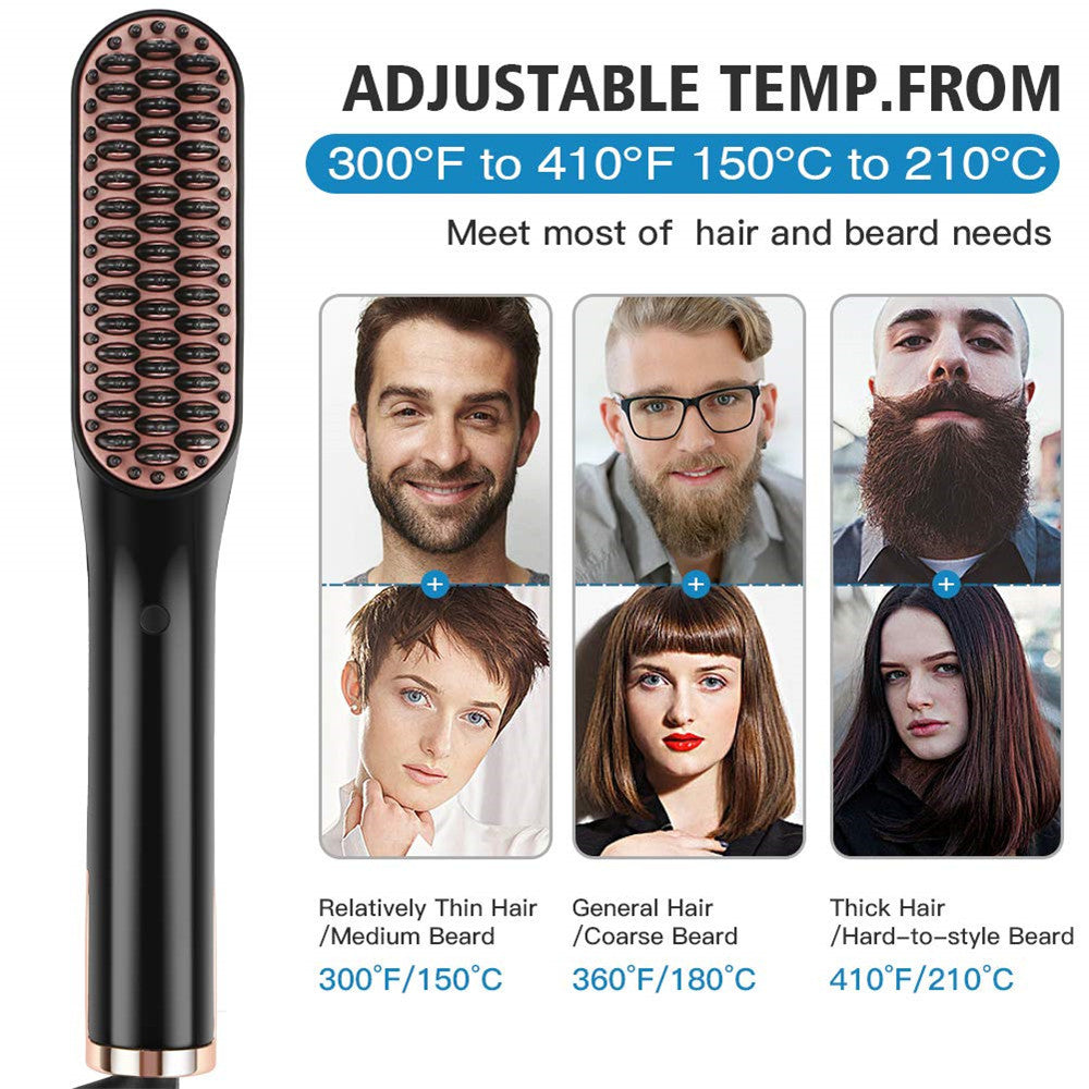Multifunctional Hair Straightening and Curling Comb