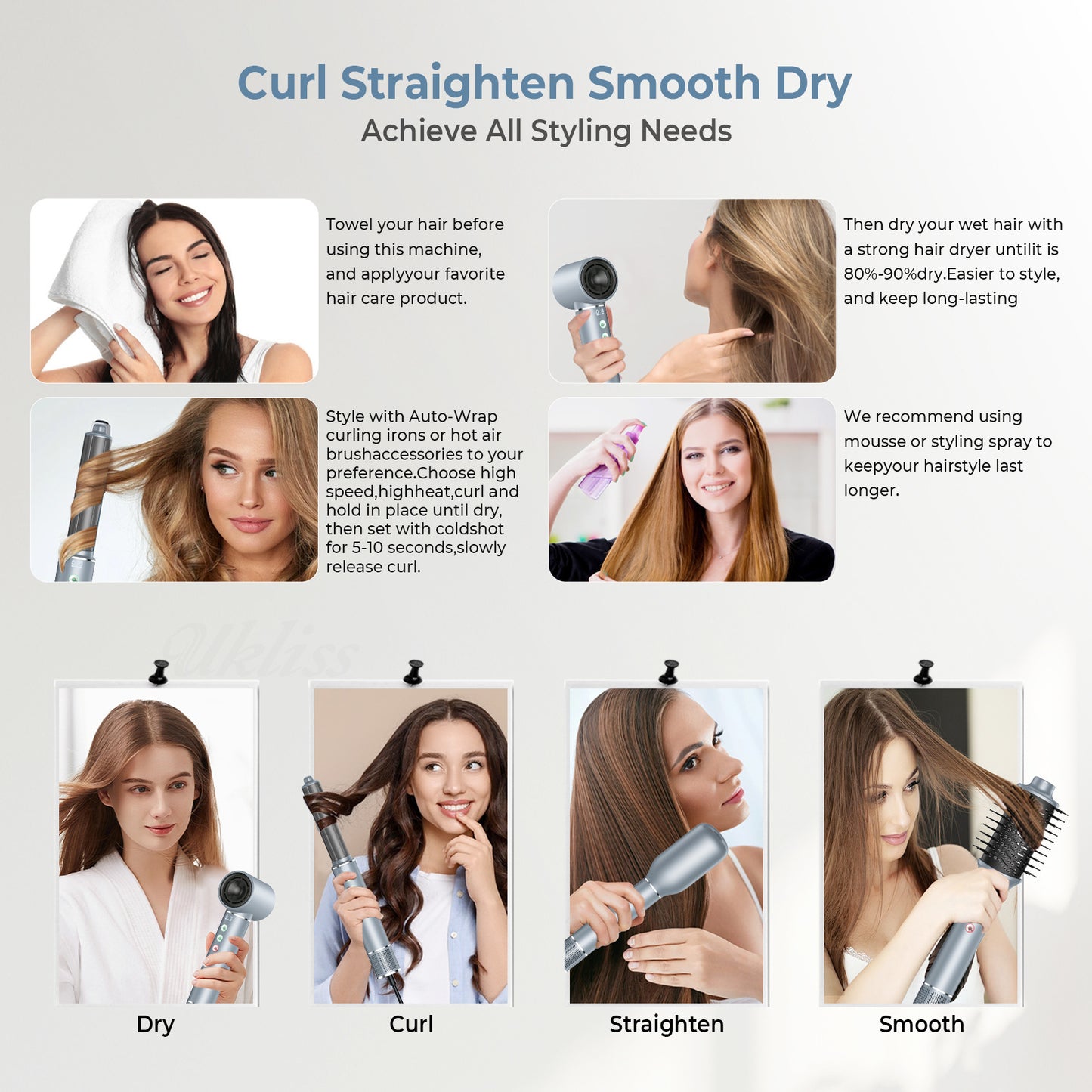 Multifunctional Hair Styler Dryer