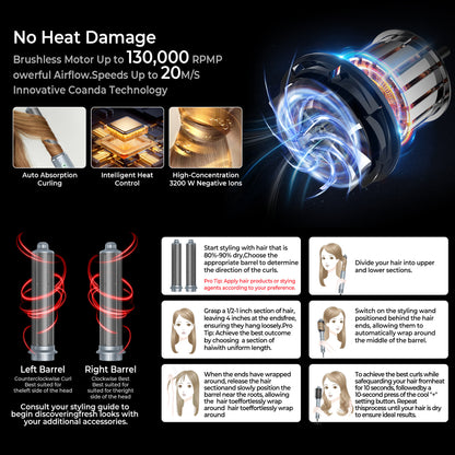 Multifunctional Hair Styler Dryer