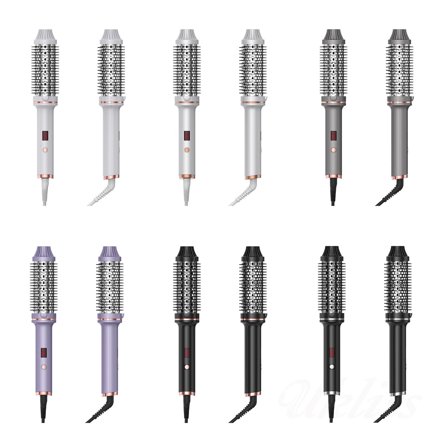 Multifunctional Hair Styling Comb with Temperature Control