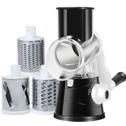 Multifunctional hand-crank vegetable cutter