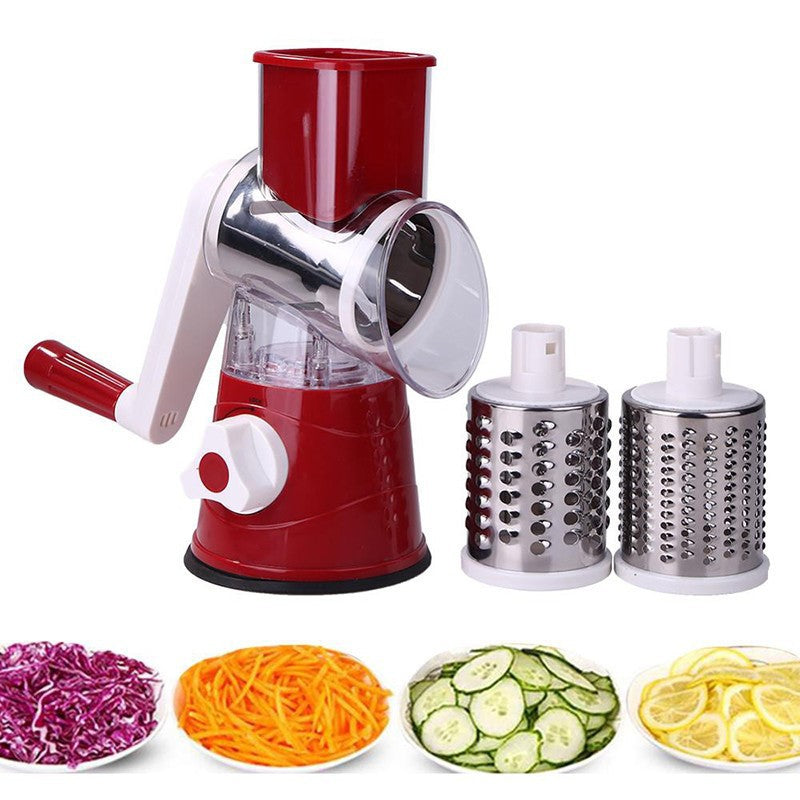 Multifunctional hand-crank vegetable cutter
