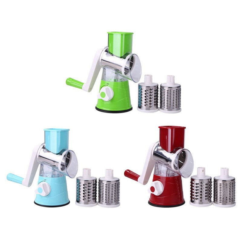 Multifunctional hand-crank vegetable cutter