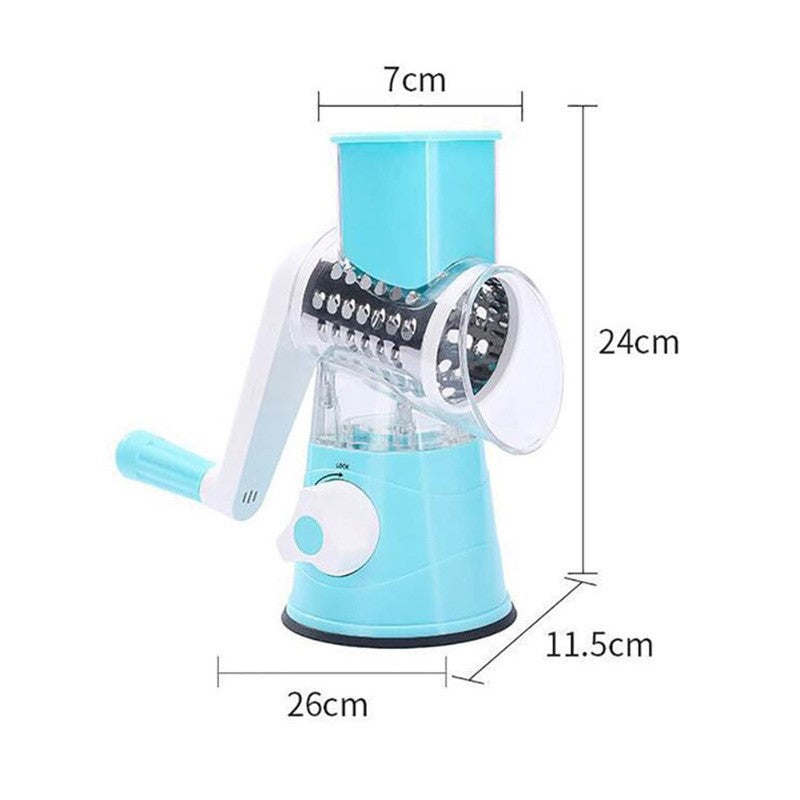 Multifunctional hand-crank vegetable cutter