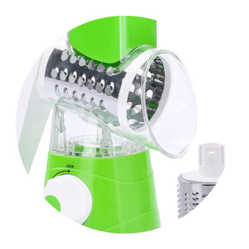 Multifunctional hand-crank vegetable cutter