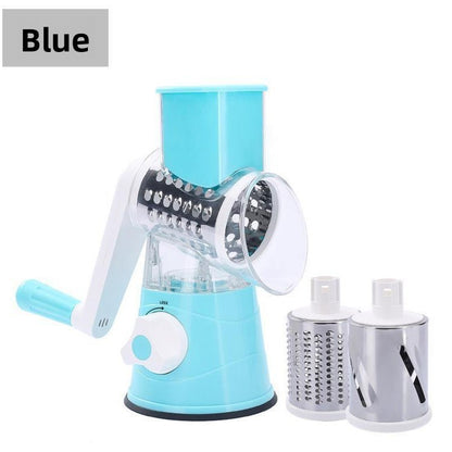 Multifunctional hand-crank vegetable cutter