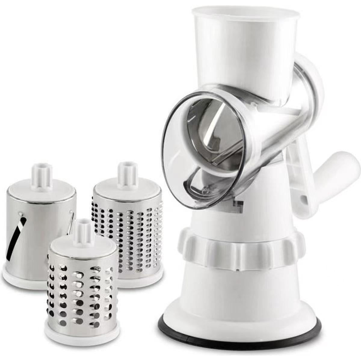 Multifunctional hand-cranked vegetable cutter