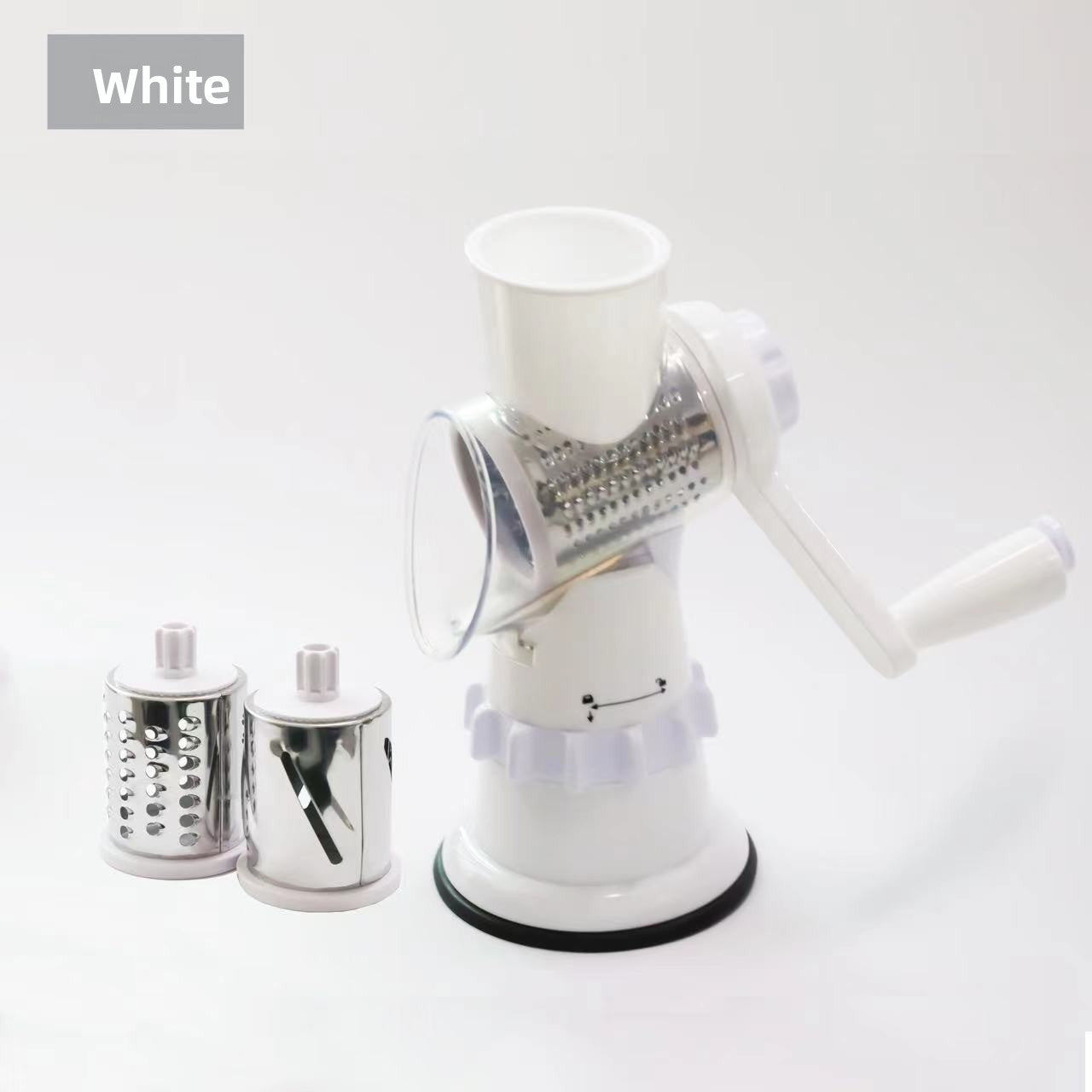 Multifunctional hand-cranked vegetable cutter