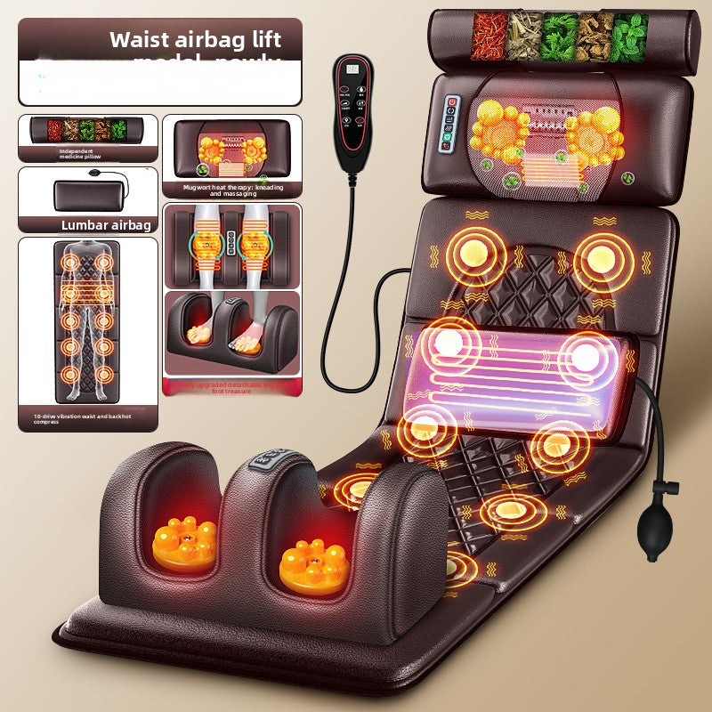 Multifunctional Heating Massage Cushion with Remote Control