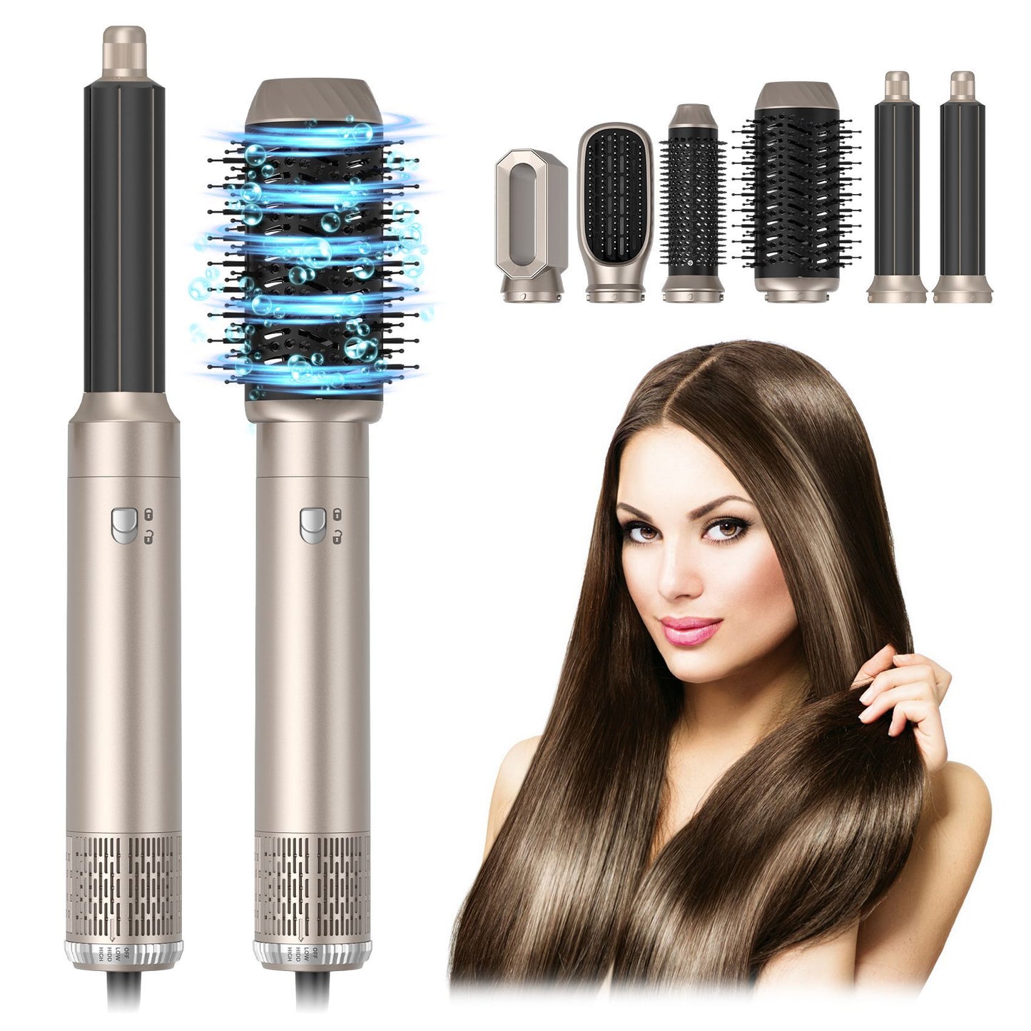 Multifunctional Hot Air Hair Styling Comb