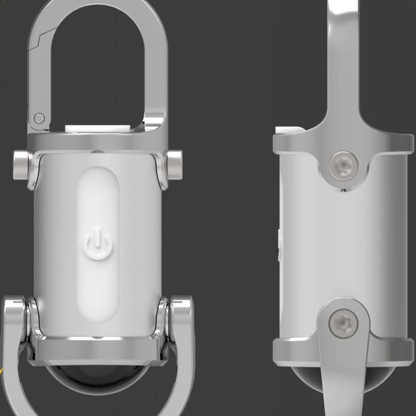 Multifunctional Keychain Flashlight Power Bank