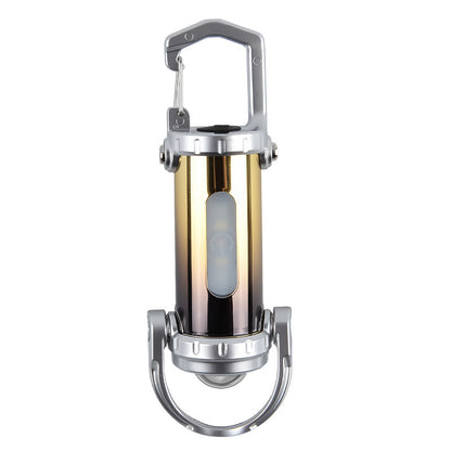 Multifunctional Keychain LED Flashlight with Emergency Light