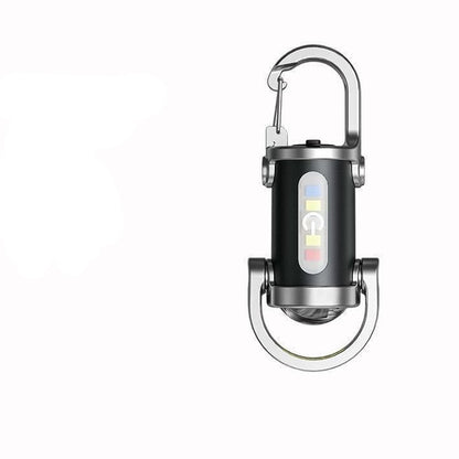 Multifunctional Keychain LED Flashlight with Emergency Light