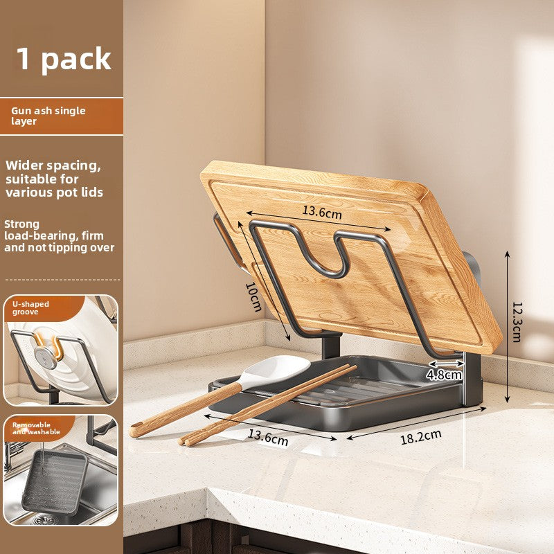 Multifunctional Kitchen Countertop Organizer Rack