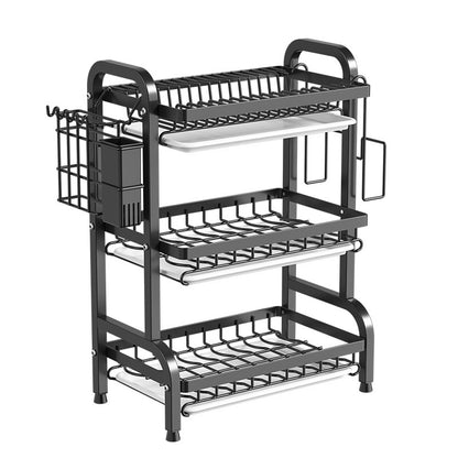Multifunctional Kitchen Dish Drainer Storage Rack
