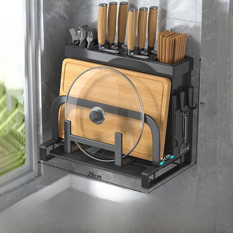 Multifunctional Kitchen Knife Storage Rack