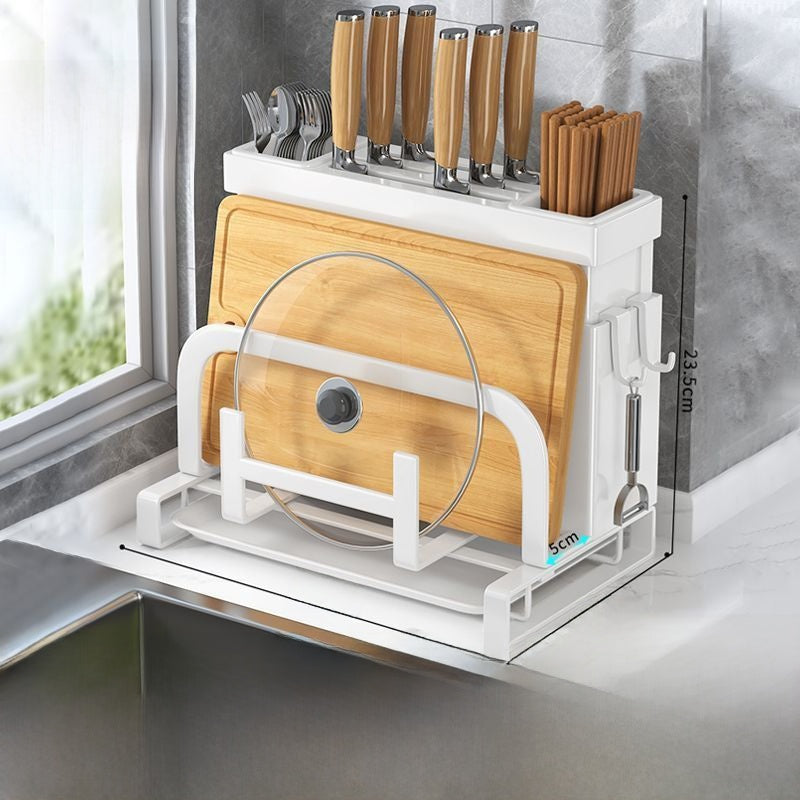 Multifunctional Kitchen Knife Storage Rack