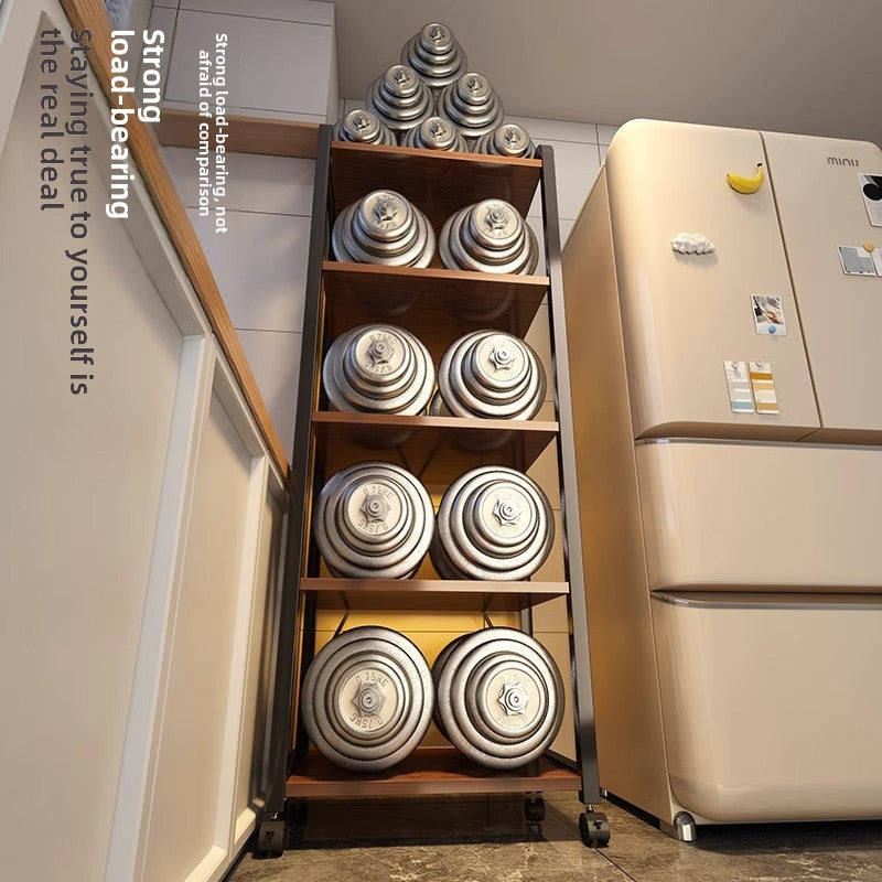 Multifunctional Kitchen Storage Rack with Wheels