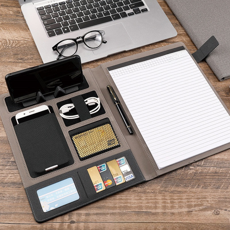 Multifunctional Leather Document Folder