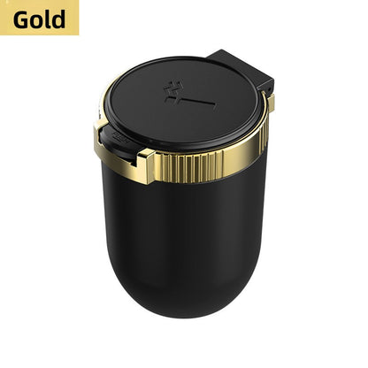 Multifunctional LED Car Ashtray with Metal Liner