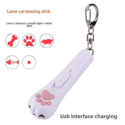 Multifunctional LED Cat Teaser Stick