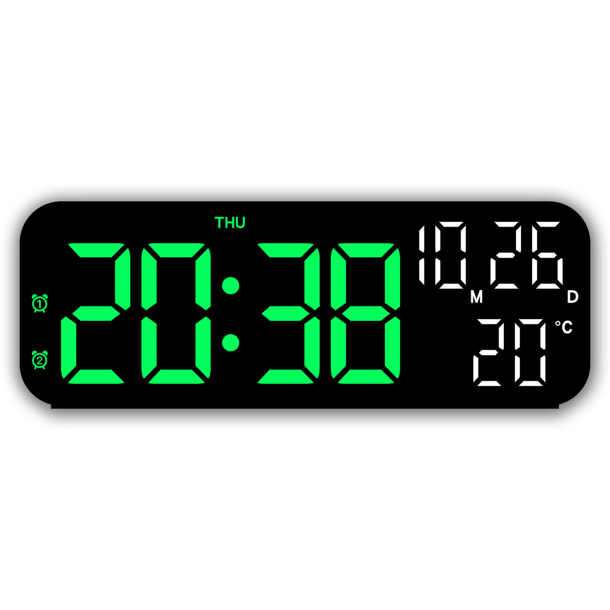 Multifunctional LED Digital Alarm Clock with Temperature Display