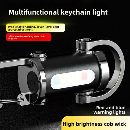 Multifunctional LED Keychain Light with Phone Charging