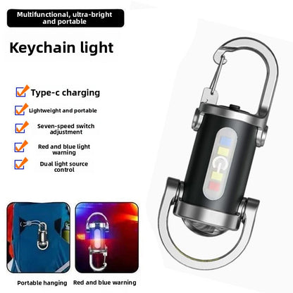 Multifunctional LED Keychain Light with Phone Charging