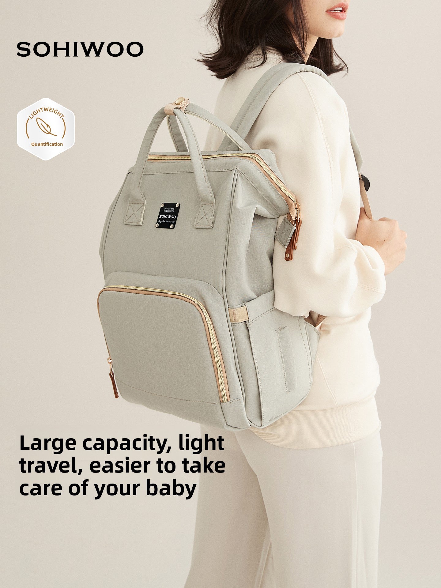 Multifunctional Lightweight Mommy Backpack