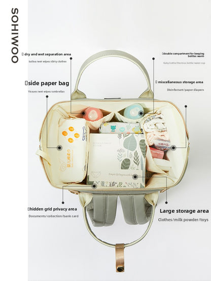 Multifunctional Lightweight Mommy Backpack