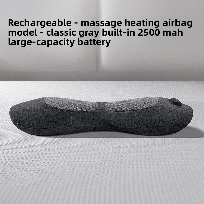 Multifunctional Lumbar Support Pillow with Heating and Massage