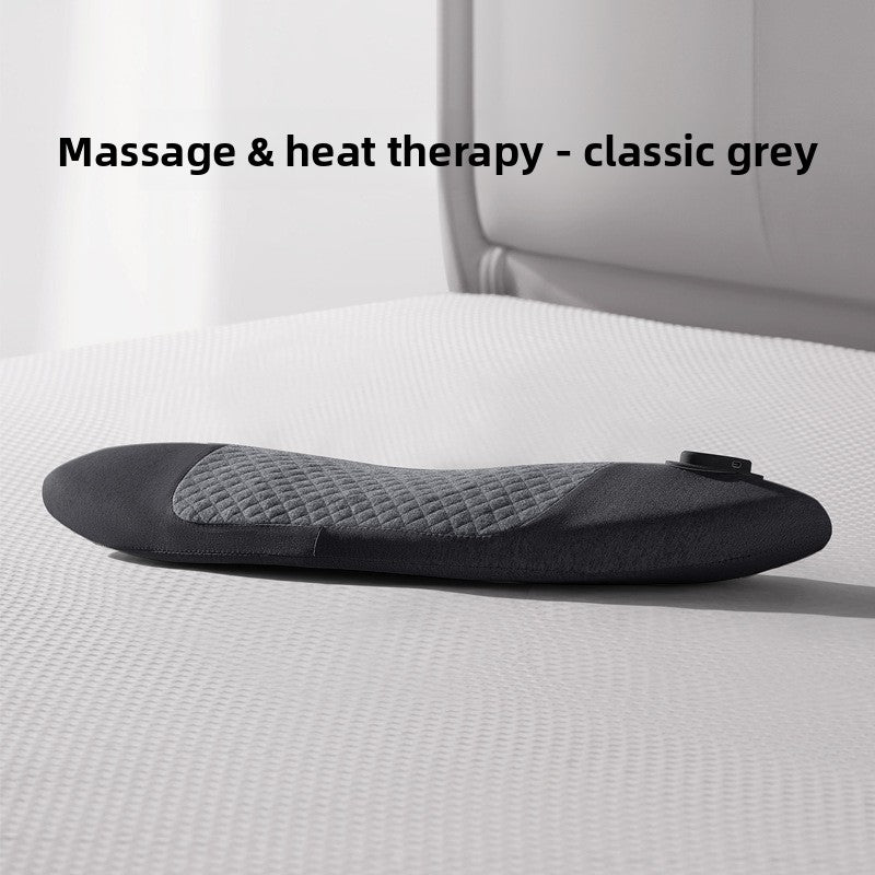Multifunctional Lumbar Support Pillow with Heating and Massage